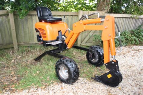 self build mini digger|homemade towable digger.